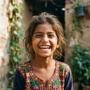 Portrait of a happy young Indian girl
